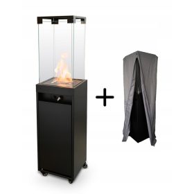 Samostojeći plinski kamin Planika 8 kW 36 x 150 x 36 cm