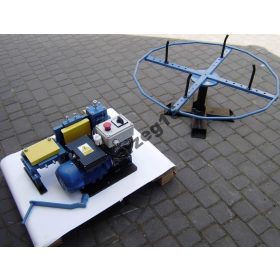 Stroj za ravnanje žice s 12 valjaka za gromobransku žicu