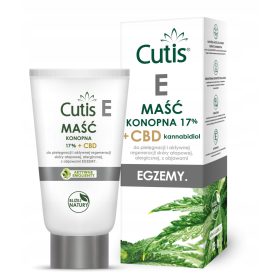   CUTIS CBD E - Egzema Maść Konopna 120 ml, Bogata Formula za Dermatoze