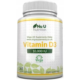   Nu U Nutrition Vitamin D3 10000 IU - 365 mekih kapsula za cijelu godinu