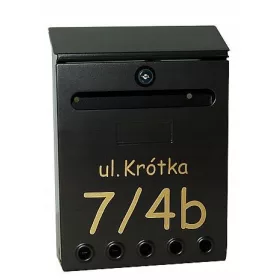   SKRINJA ZA POŠTU NA LISTE SMART 250 x 180 x 57 mm + NAPIS PO VAŠOJ ŽELJI BESPLATNO !!!

Elegantne skrinje za pisma s nalijepljenim natpisom kao što su ulica i broj kuće, prezime - prema vašem izboru.
