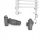 Kutni termostatski set Vario-Term INTEGRA IGS0202CFK - Grafitno-Crna-Mat
