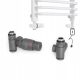 Kutni termostatski set Vario-Term INTEGRA IGS0202CFK - Grafitno-Crna-Mat