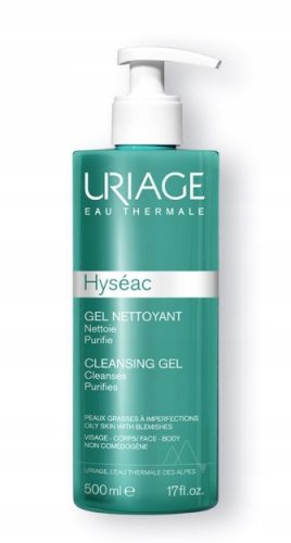 Uriage Hyseac gel za čišćenje 500ml - za mješovitu, masnu i aknama sklonu kožu