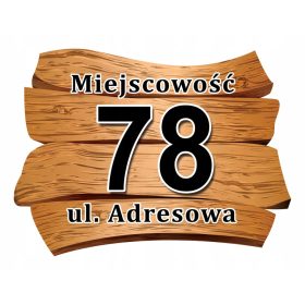 Kućni broj Czarmax 18 x 24 cm