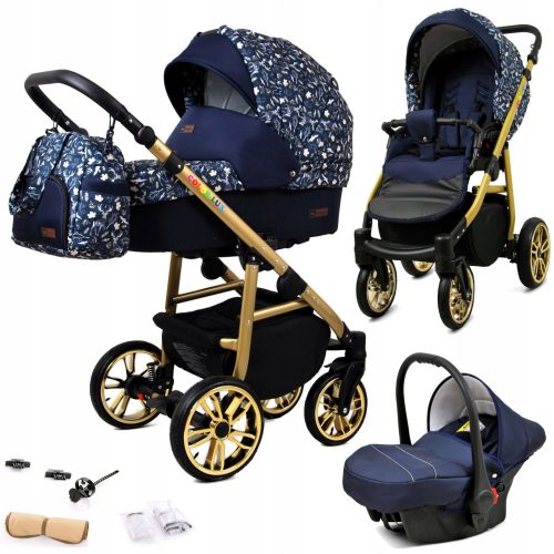 Kolica BabyLux Boja Lux Šuma Jelen 3u1