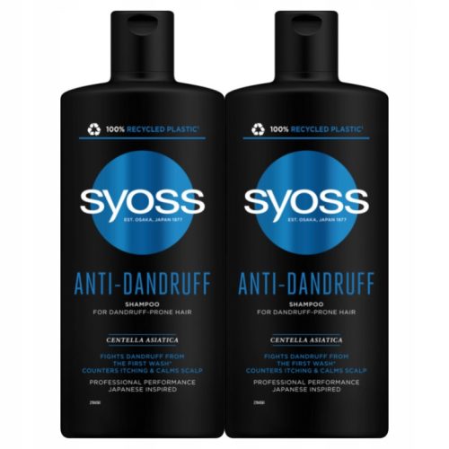 SYOSS Šampon protiv peruti 2 x 440 ml