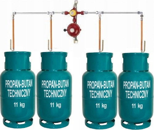 Zestaw za spajanje 4 cilindra od 11 ili 33 kg REDUKTOR za LPG instalaciju