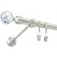  KARNIŠA CRYSTAL METALNA JEDNA 19mm 200 cm