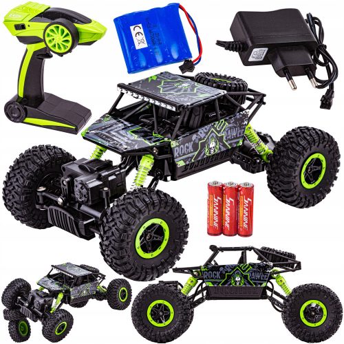 Auto za penjanje na stijene RC 2,4 GHz 1:18 Zelena