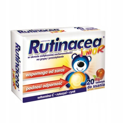 Rutinacea Junior Pastile za Djecu - Dodatak Prehrani za Jačanje Imuniteta i Zdravlje Djece