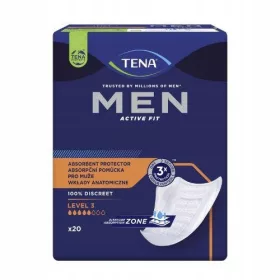 Tena Muški Ulošci Aktivna Zaštita Nivo 3, 20 kom.