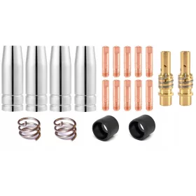Set dijelova stezne glave MIG MB15 - 20 elemenata