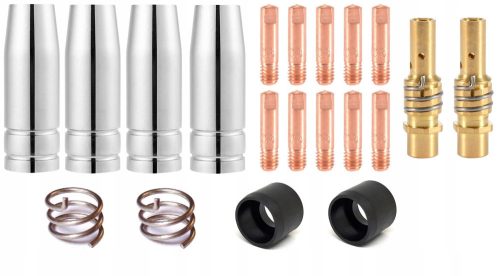 Set dijelova stezne glave MIG MB15 - 20 elemenata