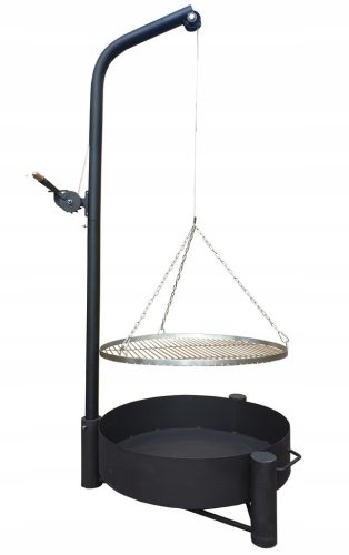  Vrtni roštilj na stupu, inox rešetka