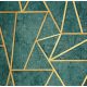 Tapeta na flizelinu GEOMETRIJSKI BETON ZELENO ZLATO SOHO STIL
