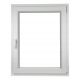 Okno PVC 50 X 60 / 500 X 600 Ru/P Bijeli