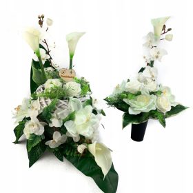 Set za groblje od umjetnog cvijeća