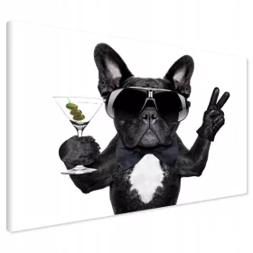 Pas bokser piće za zid 120x80