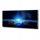Veliki stakleni foto slikovit prikaz Zemlje Planet 125x50