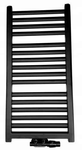 Vrhunski crni radijator za kupaonicu Regnis 627 W 540 x 1205 mm