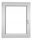 PROZOR OD PVC 90 X 100 / 900 X 1000 RU/L BIJELI