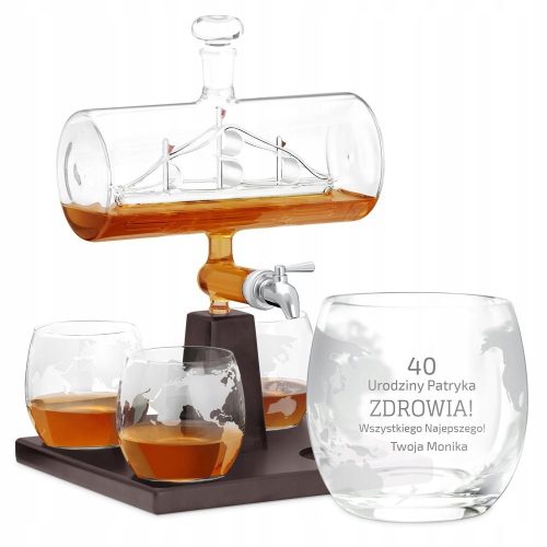  POKLON WHISKY CARAFE SA GRAVUROM