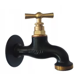 AQUAMOS MATTE BLACK slavina + ROZETA