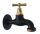 AQUAMOS MATTE BLACK slavina + ROZETA