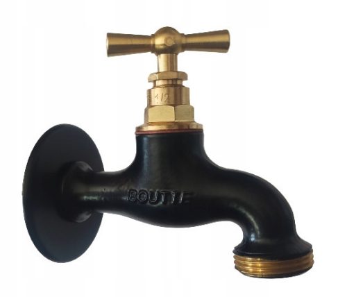 AQUAMOS MATTE BLACK slavina + ROZETA