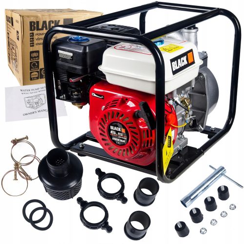 Crna visokotlačna pumpa 6500 W 1 l/h