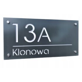 Kućni broj km vez 40 x 20 cm