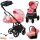 Kolica BabyLux Color Lux Pansies And Roses 4u1