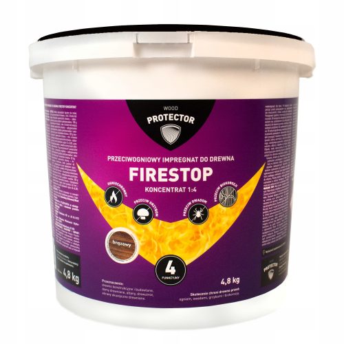 DEKSPOL FIRESTOP protupožarni impregnant za drvo zeleni 4,8 kg