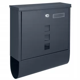Skrinjica za pisma M-Tec Classic Antracit 34x30x9,5 cm