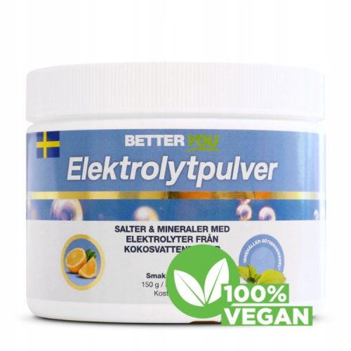 Elektrolitni prah Better You s okusima citrusa, tropskog voća i maline