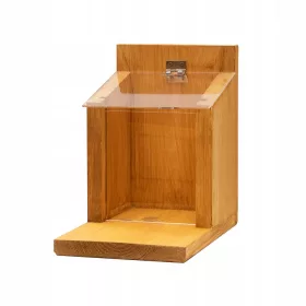 Karmnik za vjeverice od čelika 14,5 x 28 x 26,5 cm