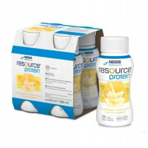 Nestle Resource Protein tekući proteinski napitak okus vanilije 4 x 200 ml