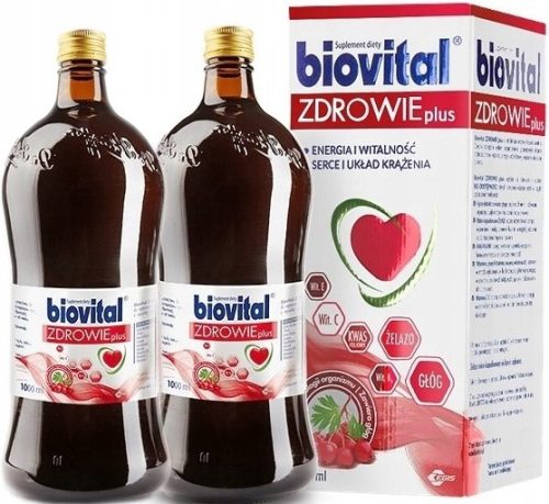 Biovital ZDROWIE plus - Vaš dodatak za zdrav život i energiju, 2 x 1000ml