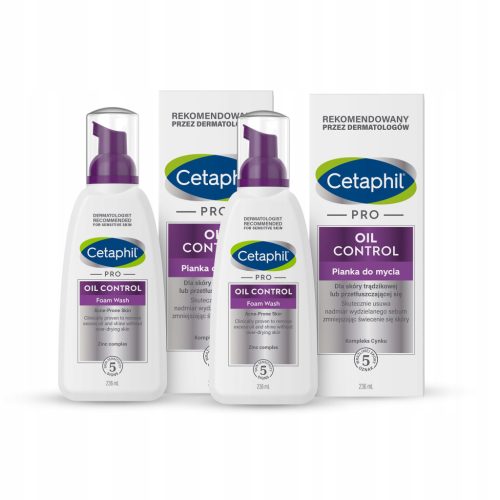 Cetaphil PRO Oil Control Pjena za Pranje 236 ml - Dvostruko Pakiranje