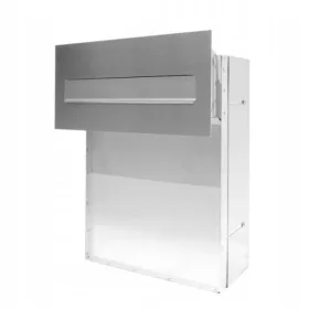 Srebrna Poštanska Kutija Joniec SMZ INOX 285x145mm