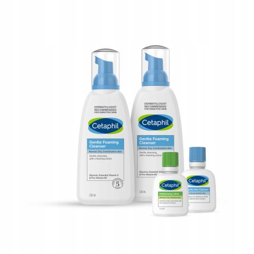 Cetaphil Lagana pjena za umivanje lica, 2 kom + GRATIS mini MD i EMCetaphil