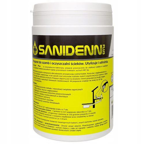 Biobakt Sanidenn Plus Bakterijski Prašak za Septičke Jame 1 l 0,9 kg