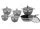 Zilner MARBLE set lonaca, nehrđajući čelik, 12 kom.