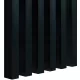Golddoor Premium 3D LAMELE 29x40 Crni Zidni Paneli - Set od 12 komada