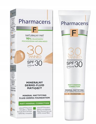Mineralni Dermo-Fluid Matirajući SPF 30 za Tenu s Nekomplikacijama - Pharmaceris MATT-MINERAL-CORRECTION