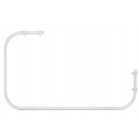 Sasko kutna tuš šipka 70-150 x 25 mm bijela