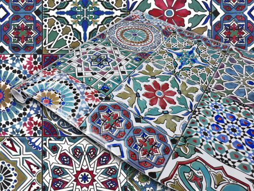 Marokanski Pločice Samoljepljiva Folija za Namještaj DecoMeister 67,5 x 150 cm