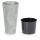  Prosperplast saksija 30 cm x 30 x 57,2 cm promjer 30 cm plastične nijanse sive i srebrne