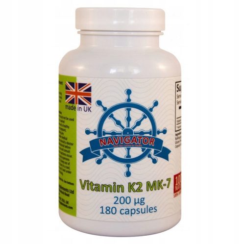 Vitamin K2 MK-7 iz prirodnih izvora 200μg s NATTO, 180 kapsula